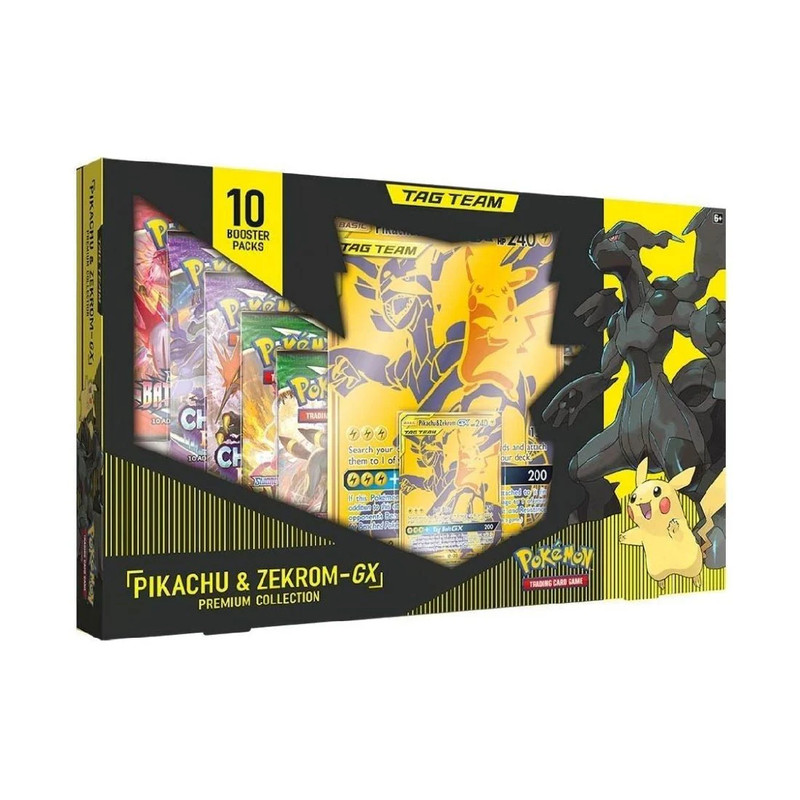 Pokemon TCG : Pikachu & Zekrom - GX Premium Collection - بطاقة بوكيمون